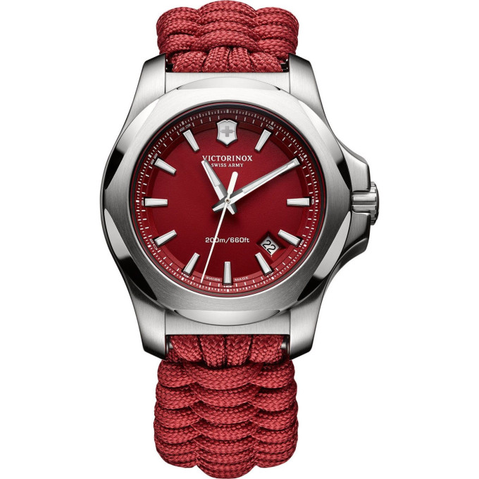 Victorinox I.N.O.X. Paracord 241744 — мужские часы, красные